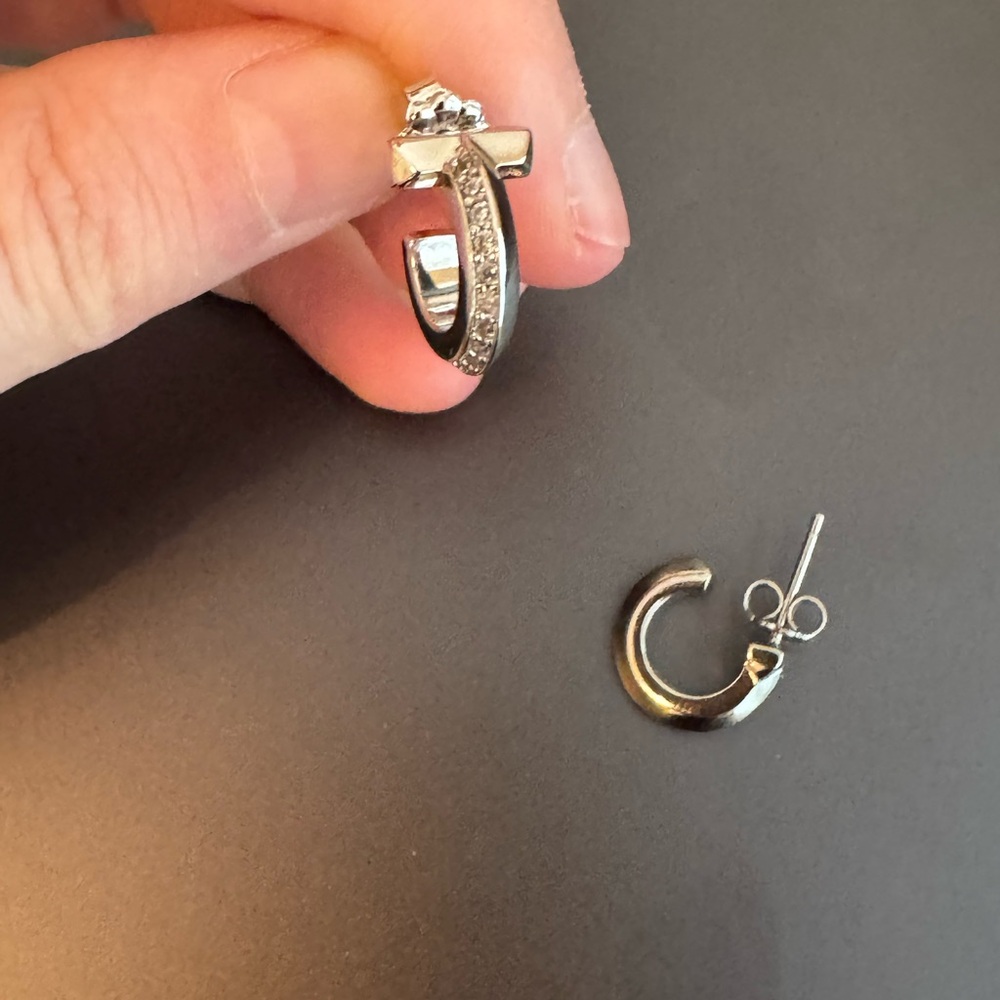Hoop Stud Earrings - Women's Jewelry